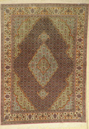 Tabriz fine (50Raj), Persia, approx. 60 years,wool on