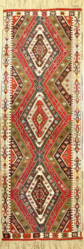 Anatol kilim antique, Turkey, around 1910, wool on