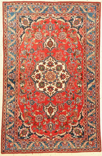 Isfahan old, Persia, approx. 60 years, wool oncotton