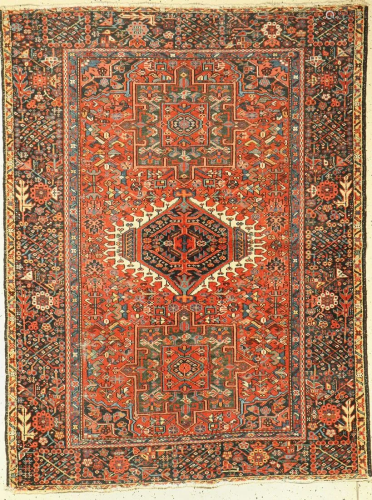 Karadjeh old, Persia, around 1930, wool on cotton