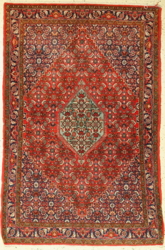 Bidjar fine old, Persia, around 1950, wool on cotton