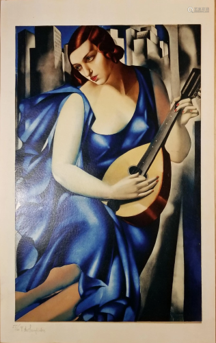 TAMARA DE LEMPICKA POLISH/AMERICAN 1898-1980 AQ…