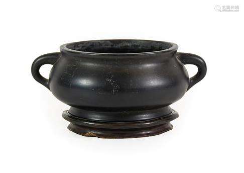 A Chinese Bronze Censer, Xuande reign mark but not of the pe...