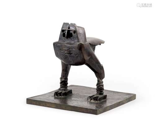*SOPHIDO (1963) Chouette Sculpture en bronze à patine brune,...