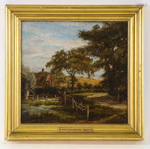 Attributed to Patrick Nasmyth, oil on canvas laid on board, ...