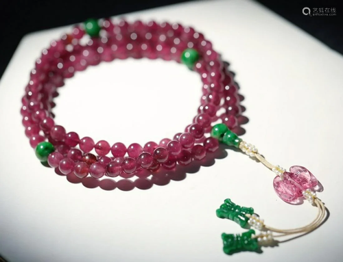 TOURMALINE CARVED BRACELET