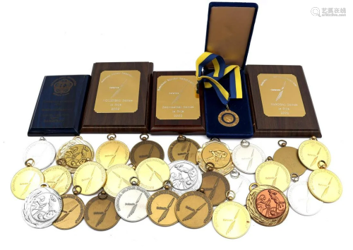 Collection of various medals of sports
