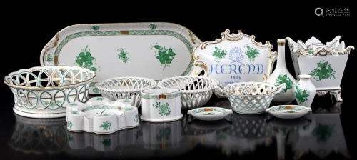 12 pieces Herend Hungary porcelain