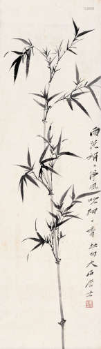 唐云（1910～1993） 墨竹 立轴 水墨纸本