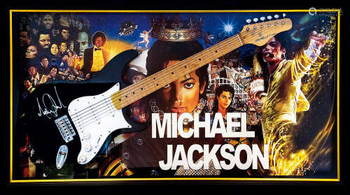 迈克尔杰克逊签名吉他
