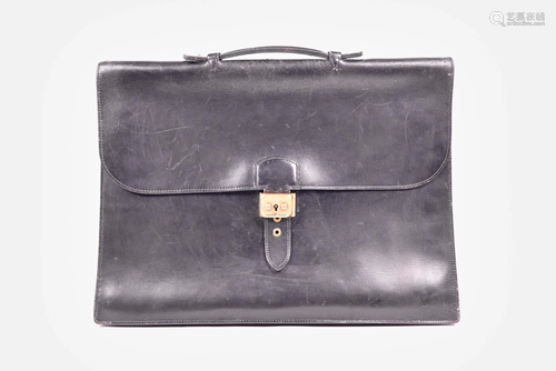 Hermès - Vintage leather briefcase - c.1960