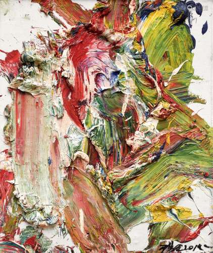 王易罡（b.1961） 抽象作品2019-R56号 布面油画