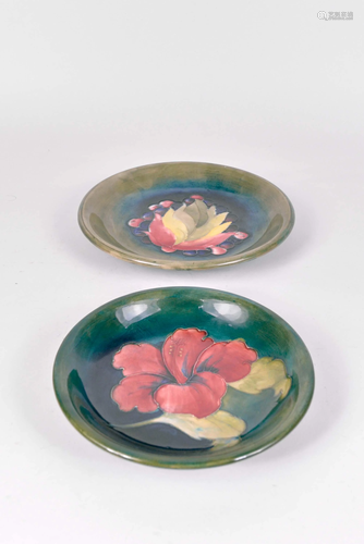 Moorcroft, Walter - Two porcelain plates - 1947-53