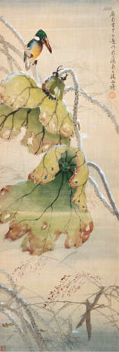 黄幻吾（1906～1985） 秋趣 镜片 设色绢本