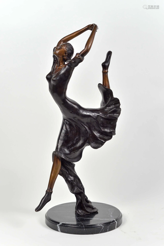 Bronze sculpture, little dancer