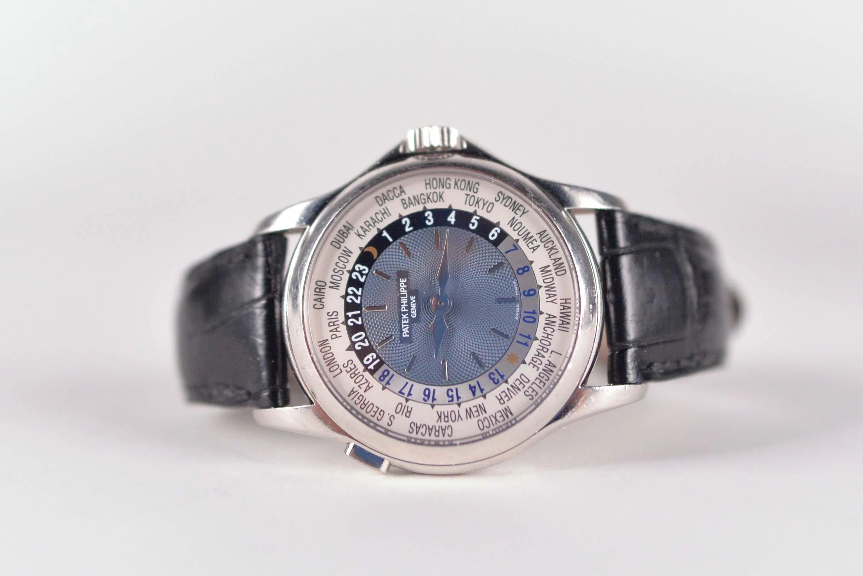 patek world time platinum