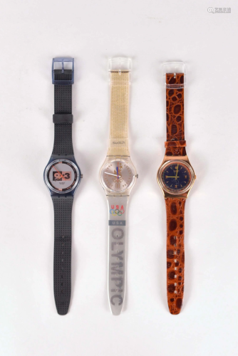 Swatch - Three watches including Atlanta 1996