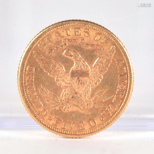 U.S.A. $ 5 gold 1881