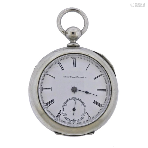 Elgin Antique Key Wind Pocket Watch