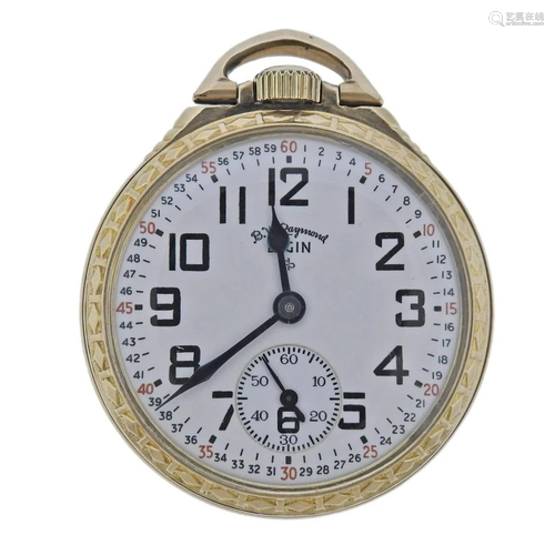 Elgin B. W. Raymond Antique Railroad Pocket Watch