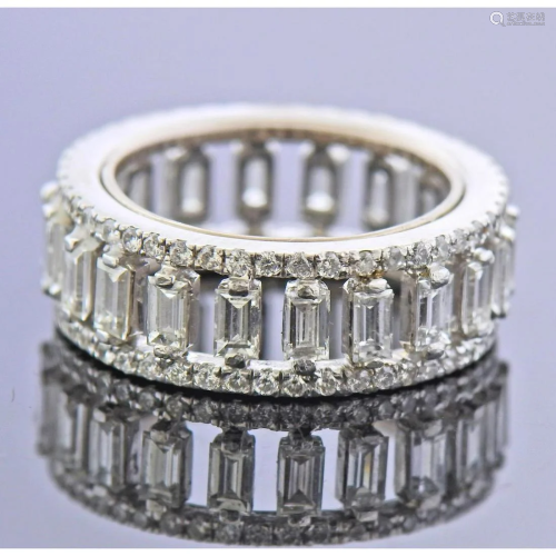 18k Gold Diamond Wedding Band Ring