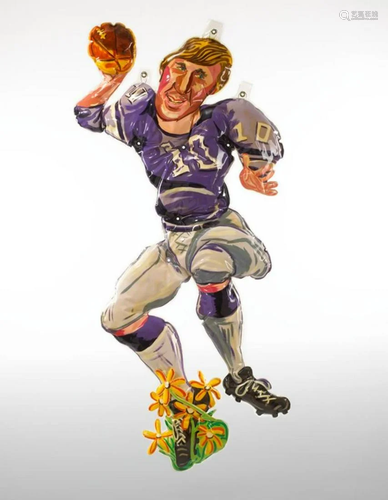 Red Grooms - Fran Tarkenton