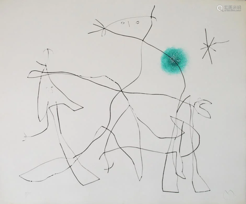 Joan Miro - Untitled XII from 