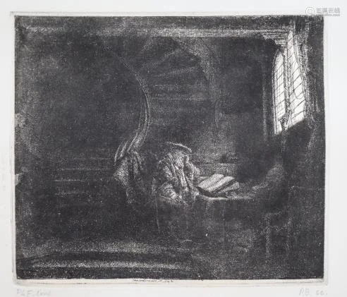 Rembrandt van Rijn - Sulking in Darkness