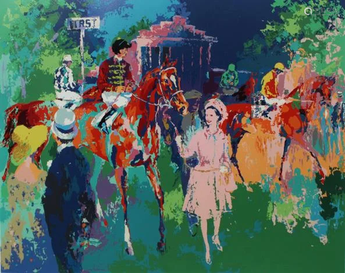 Leroy Neiman - Queen at Ascot