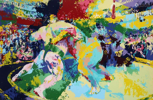 Leroy Neiman - Sumo Wrestlers