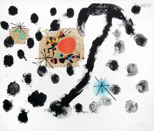 Joan Miro - Plate 8 from 