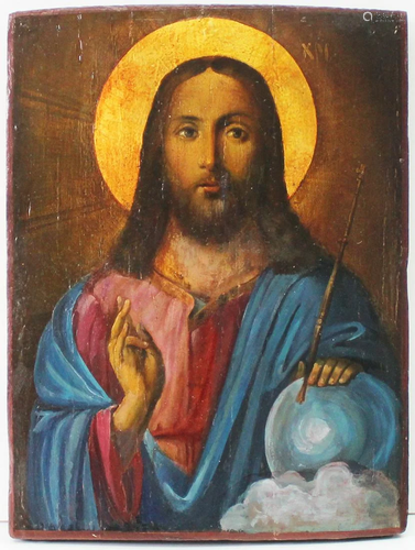 Unknown Artist - Russian Icon of Christ