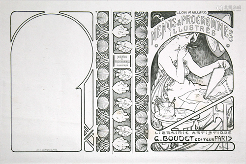 Alphonse Mucha - Menus et Programmes Illustres