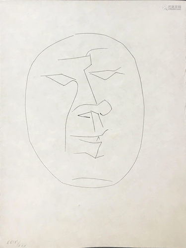 Pablo Picasso. - Untitled Portrait from Carmen