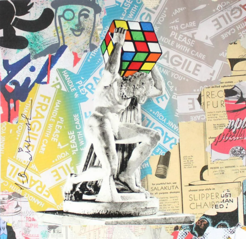 Mr. Brainwash - Rubik's Atlas