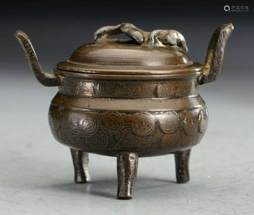 COPPER CAST CENSER