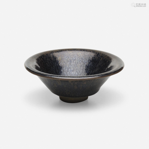 Chinese, Jian Oil Spot-glazed tea bowl
