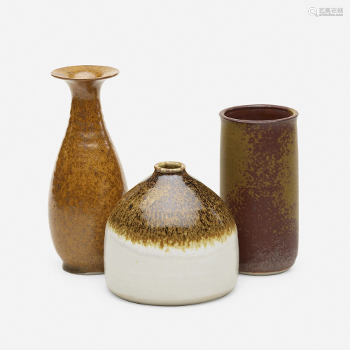 Brother Thomas Bezanson, Collection of three vases