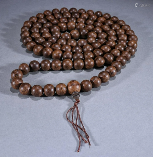 CHENXIANG WOOD BEADS STRING BRACELET