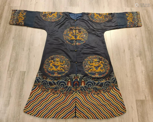 DRAGON PATTERN YUNJIN ROBE