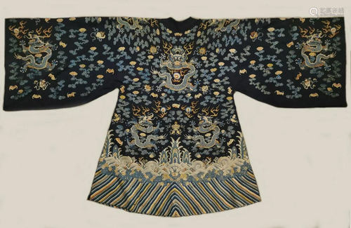 DRAGON PATTERN EMBROIDERY ROBE