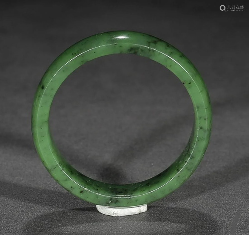 HETIAN JASPER BANGLE