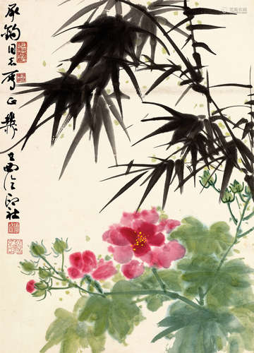 謝稚柳 《花卉》