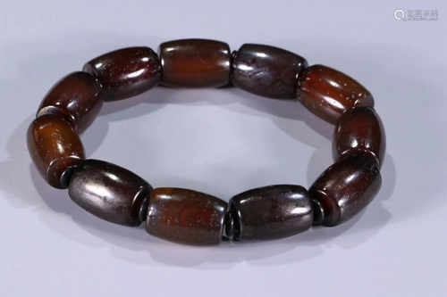 TIBETAN AGATE STRING BRACELET