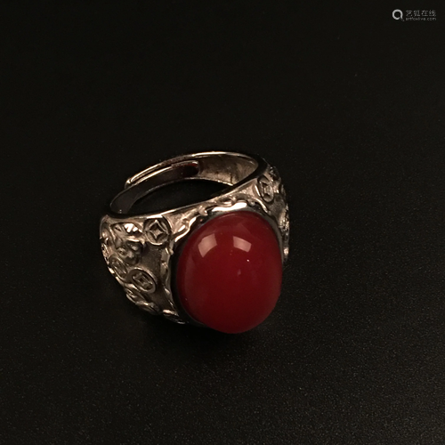 A South Red Stone Ring