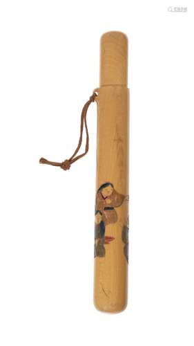 A boxwood kiseruzutsu (pipecase) Late 19th/early 20th centur...