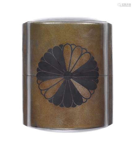 A lacquer small single-case inro By Tatsuke Takamitsu, early...