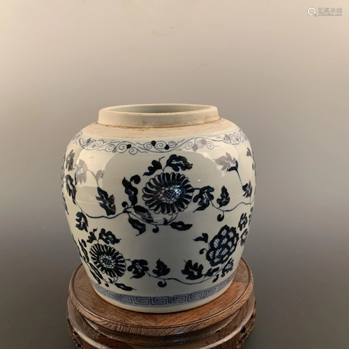 Chinese Blue and White Jar