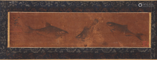 A CHINESE PAINTING OF FISHES