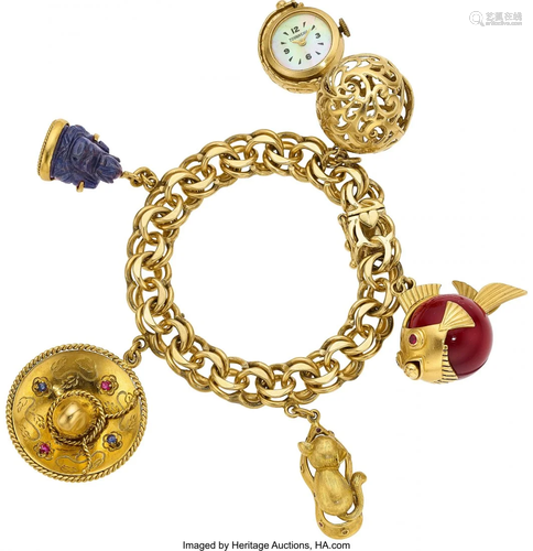 Multi-Stone, Gold Bracelet Stones